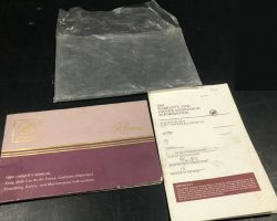 1984 Buick Riviera Owner's Manual Set