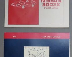 1984 Nissan 300ZX Owner's Manual Set