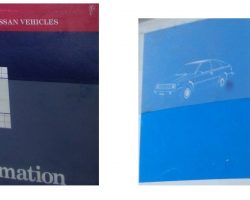 1984 Nissan Sentra Owner's Manual Set