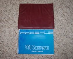 1985 Porsche 911 Carrera Owner's Manual Set