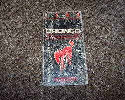 1985 Ford Bronco Owner's Manual