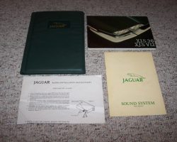 1988 Jaguar XJ-S 3.6L & XJ-S V12 Owner's Manual Set
