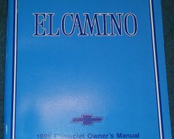 1986 Chevrolet El Camino Owner's Manual