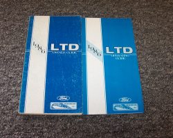 1986 Ford LTD Owner's Manual Set