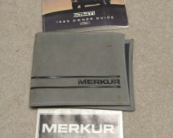 1986 Merkur XR4Ti Owner's Manual Set