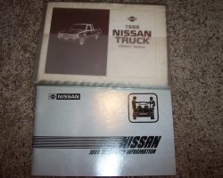 1986 Nissan Truck Owner's Manual Set