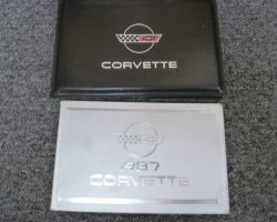 1987 Chevrolet Corvette Owner's Manual Set
