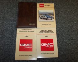1987 GMC Suburban & Jimmy Owner's Manual Set