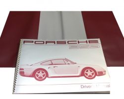 1987 Porsche 959 Owner's Manual Set