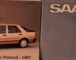 1987 Saab 900 Owner's Manual Set