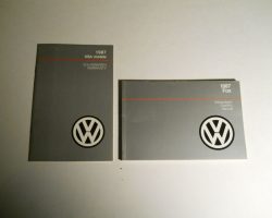 1987 Volkswagen Fox Owner's Manual Set