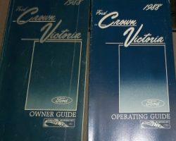 1988 Ford Crown Victoria & Country Squire Owner's Manual Set