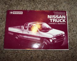 1988 Nissan Truck Owner's Manual