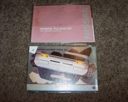 1989 Nissan Pulsar NX Owner's Manual Set
