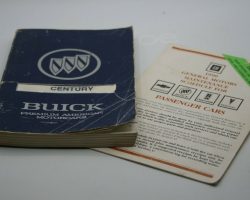 1990 Buick Century Owner's Manual Set