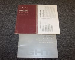 1990 Dodge Dynasty Owner's Manual Set
