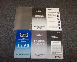 1990 Ford Festiva Owner's Manual Set
