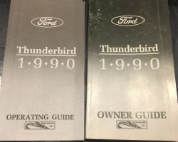 1990 Ford Thunderbird Owner's Manual Set
