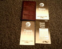 1990 Mercury Topaz Owner's Manual Set