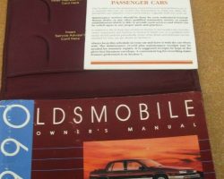 1990 Oldsmobile Cutlass Calais Owner's Manual Set