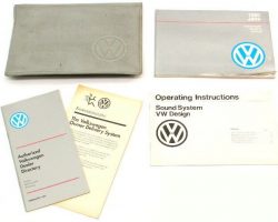 1990 Volkswagen Jetta Owner's Manual Set