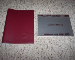 1991 Porsche 944 S2 Owner's Manual Set