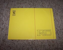 1991 Ferrari F40 Owner's Manual
