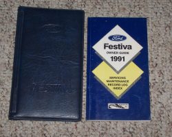 1991 Ford Festiva Owner's Manual Set