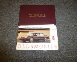 1991 Oldsmobile Eighty-Eight Owner's Manual Set