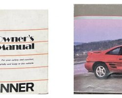 1991 Toyota 4Runner Owner's Manual Set
