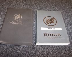 1992 Buick Regal Owner's Manual Set