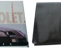 1992 Chevrolet Camaro Owner's Manual Set