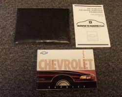 1992 Chevrolet Caprice Owner's Manual Set