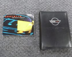 1992 Chevrolet Corvette Owner's Manual Set