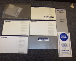1992 Hyundai Sonata Owner's Manual Set