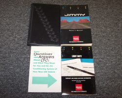 1993 GMC Jimmy Owner's Manual Set