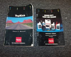 1993 GMC Topkick Owner's Manual Set