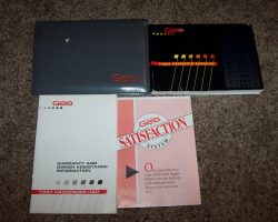 1993 Geo Metro Owner's Manual Set