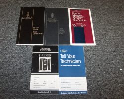 1993 Lincoln Continental Owner's Manual Set