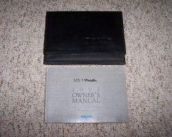 1993 Mazda MX-5 Miata Owner's Manual Set