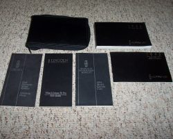 1993 Lincoln Mark VIII Owner's Manual Set