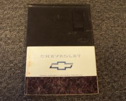 1994 Chevrolet Camaro Owner's Manual Set