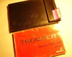 1994 Isuzu Trooper Owner's Manual Set