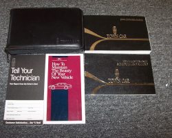 1994 Lincoln Town Car Owner's Manual Set