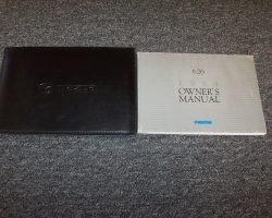 1994 Mazda 626 Owner's Manual Set