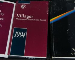 1994 Mercury Villager Owner's Manual Set