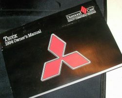 1994 Mitsubishi Truck Owner's Manual Set