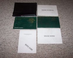 1994 Jaguar XJ6 & XJ12 (XJ40) Owner's Manual Set