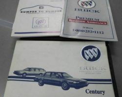 1995 Buick Century Owner's Manual Set