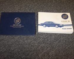 1995 Buick Park Avenue Owner's Manual Set